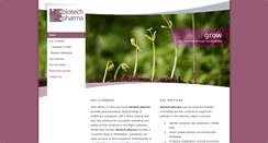 Desktop Screenshot of biotechpharma.com.eg